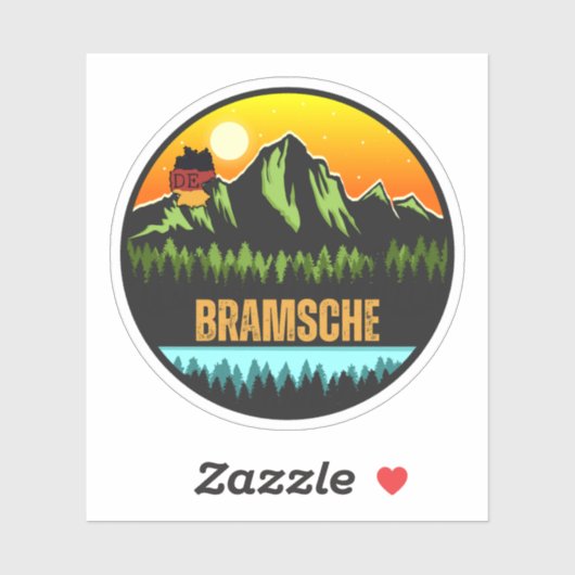 Bramsche, Duitsland Sticker (Vel)