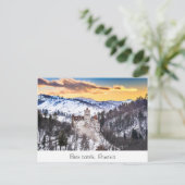 Bran castle briefkaart (Staand voorkant)