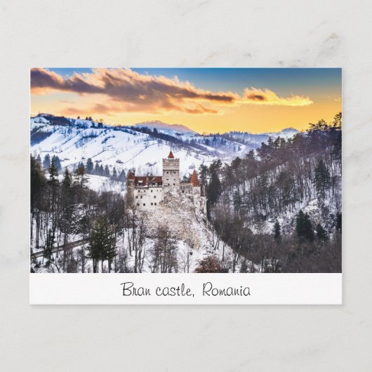Bran castle briefkaart (Voorkant)