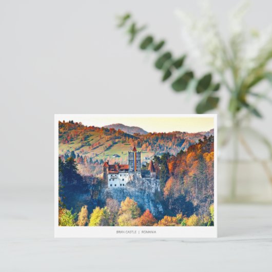 Bran Castle Feestdagenkaart (Staand voorkant)