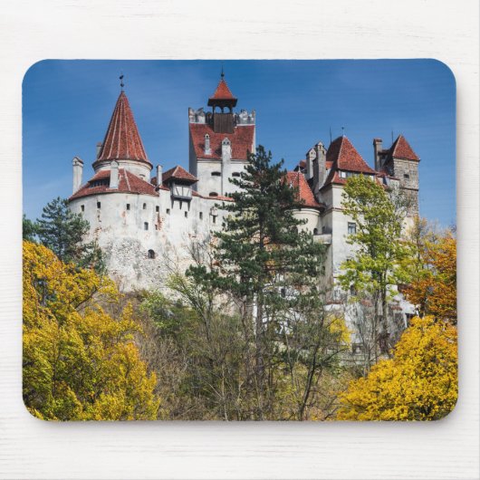 Bran Castle in Roemenië mousepad Muismat (Voorkant)