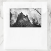 Bran Castle Rechthoekige Sticker (Tas)