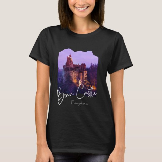 Bran Castle Roemenië Bran Castle T-shirt (Voorkant)