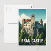 Bran Castle Roemenië Briefkaart (Voorkant / Achterkant)