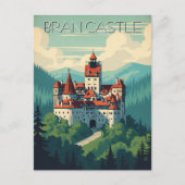  Bran Castle Roemenië Briefkaart (Voorkant)