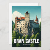 Bran Castle Roemenië Feestdagenkaart (Voorkant / Achterkant)