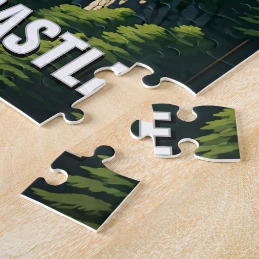 Bran Castle Roemenië Legpuzzel (Zijkant)