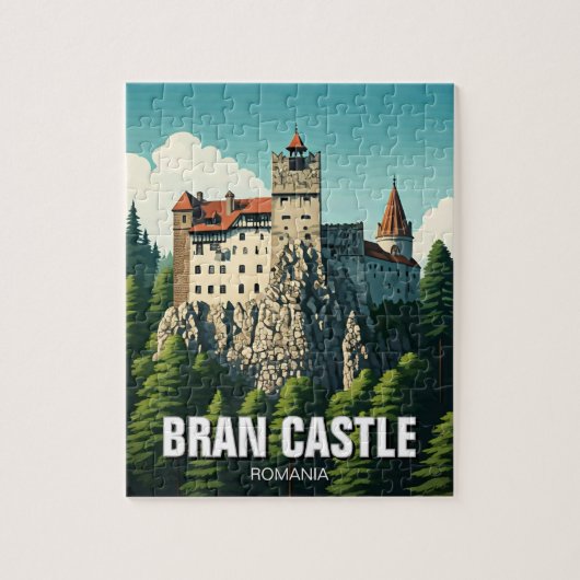 Bran Castle Roemenië Legpuzzel (Verticaal)