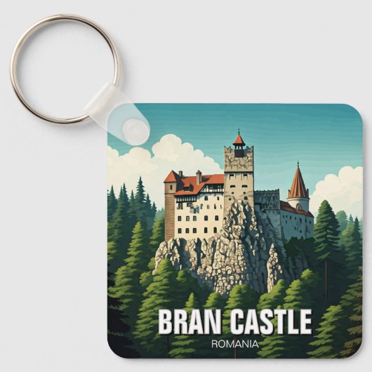 Bran Castle Roemenië Sleutelhanger (Voorkant)