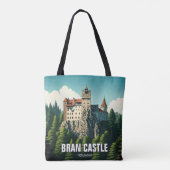Bran Castle Roemenië Tote Bag (Achterkant)
