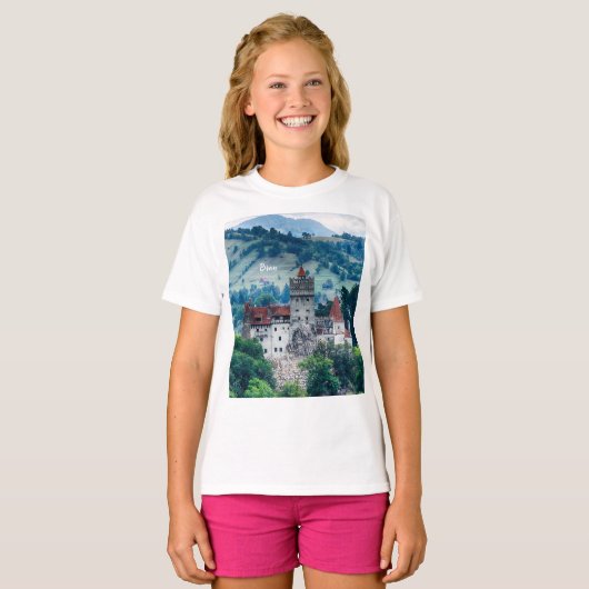Bran castle t-shirt (Voorkant volledig)