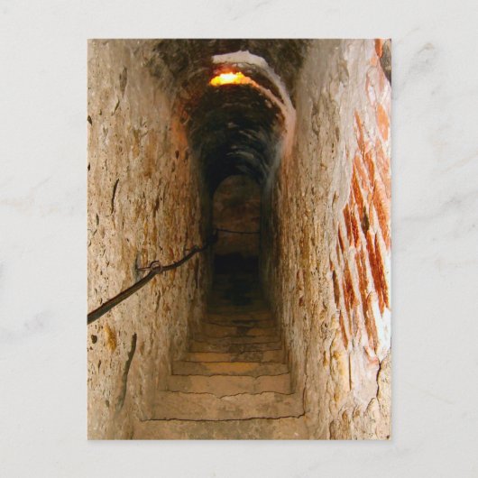 Bran Castle, Transsylvanië, trap Briefkaart (Voorkant)