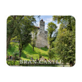 Bran Castle uitzicht fridge magnet Magneet (Horizontaal)