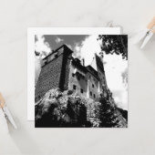 Bran Dracula's kasteel Roemenië Kaart (Voorkant / Achterkant in situ)