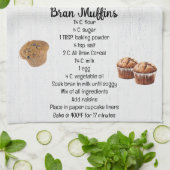 Bran Muffin Recept Theedoek (Gevouwen)