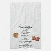 Bran Muffin Recept Theedoek (Verticaal)