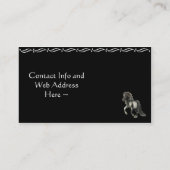 Brana het IJslandse paard Visitekaartje (Achterkant)