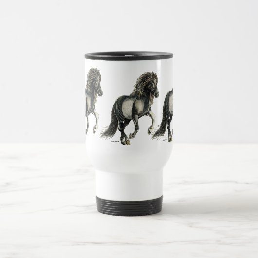 Brana Pinto IJslands paard Reisbeker (Center)