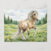 Brana Pinto Palomino Icelandic Watercolor Briefkaart (Voorkant)