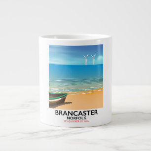 Brancaster Norfolk Railway Strand reisposter Grote Koffiekop