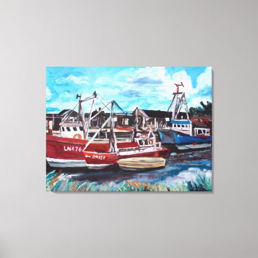 Brancaster Staithe Canvas Afdruk (Voorkant)
