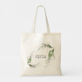 Branch Botanical Eucalyptus Modern Greenery Leafy Tote Bag (Achterkant)
