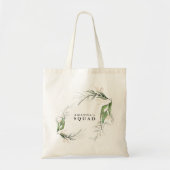 Branch Botanical Eucalyptus Modern Greenery Leafy Tote Bag (Voorkant)