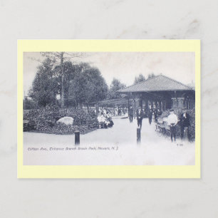 Branch Brook Park, Newark, Vintage van New Jersey Briefkaart
