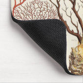 Branch Coral Nautical Beach Decor Muismat (Hoek)