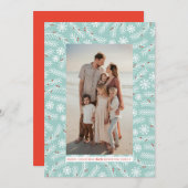 Branch en Snowflake Lijst feestdag kerst (Voorkant / Achterkant)