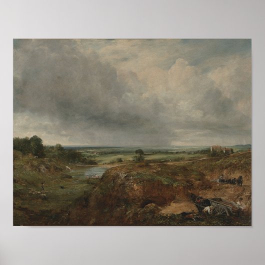 Branch Hill Pond, Hampstead - Constable Poster (Voorkant)