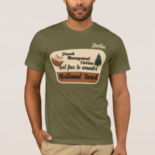 "Branch Management Division" Nationaal bos T-shirt