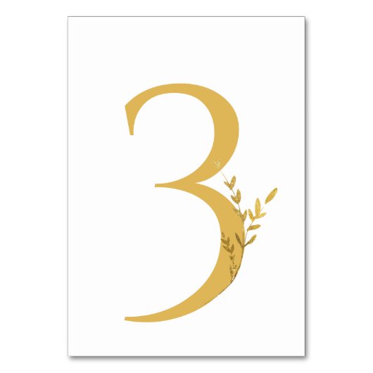 Branch Minimalistische Witte en Gouden Moderne Huw Kaart (Voorkant)