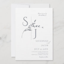 Branch minimalistische witte en zilveren moderne b