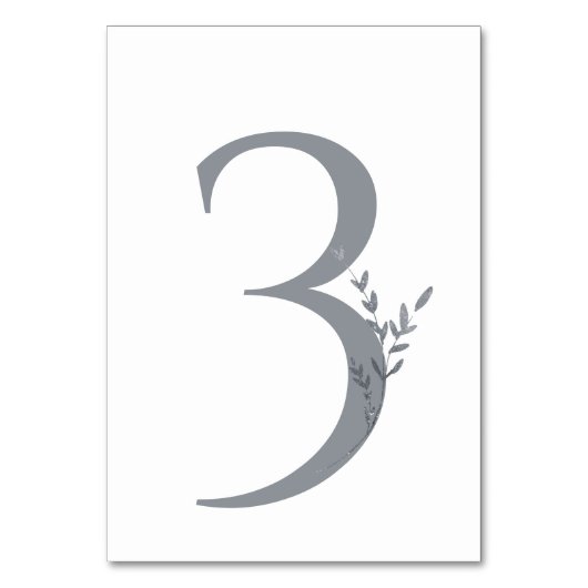 Branch Minimalistische Witte & Zilveren Moderne Hu Kaart (Voorkant)