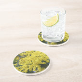 Branch of mimosa zandsteen onderzetter (Zijkant)