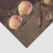 Branch of Peaches by Eva Gonzales Tissuepapier (Detail)