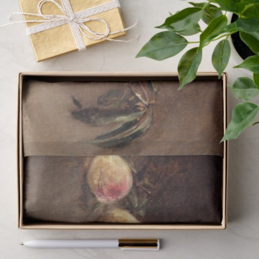 Branch of Peaches by Eva Gonzales Tissuepapier (Geschenk)