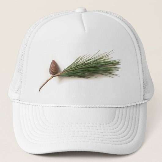 Branch of pine with the pinecone trucker pet (Voorkant)