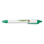 Branch of pine with the pinecones zwarte inkt pen (Bodem)