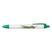 Branch of pine with the pinecones zwarte inkt pen (Bovenkant)