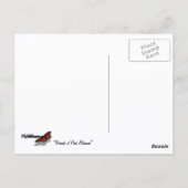 Branch of Pink Blossom Spring Floral Briefkaart (Achterkant)