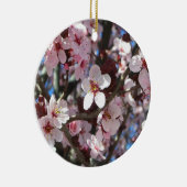 Branch of Pink Blossom Spring Floral Keramisch Ornament (Rechts)