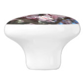 Branch of Pink Blossom Spring Floral Keramische Knop (Zijkant)