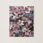 Branch of Pink Blossom Spring Floral Legpuzzel (Verticaal)
