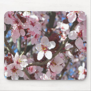 Branch of Pink Blossom Spring Floral Muismat