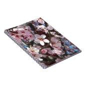 Branch of Pink Blossom Spring Floral Notitieboek (Rechterzijde)