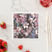 Branch of Pink Blossom Spring Floral Servetten (Insitu)