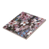 Branch of Pink Blossom Spring Floral Tegeltje (Zijkant)