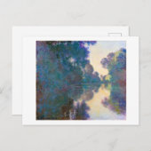 Branch of the Seine near Giverny, Monet Briefkaart (Voorkant / Achterkant)